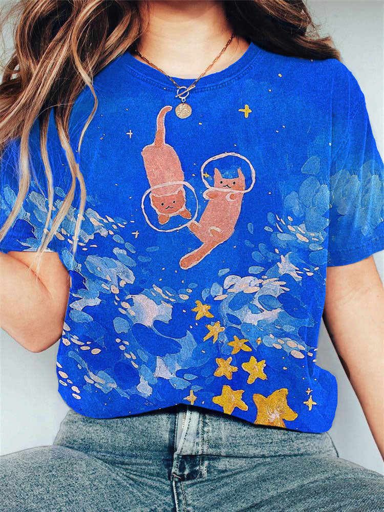 Zeitloser Vintage-Stil T-Shirt