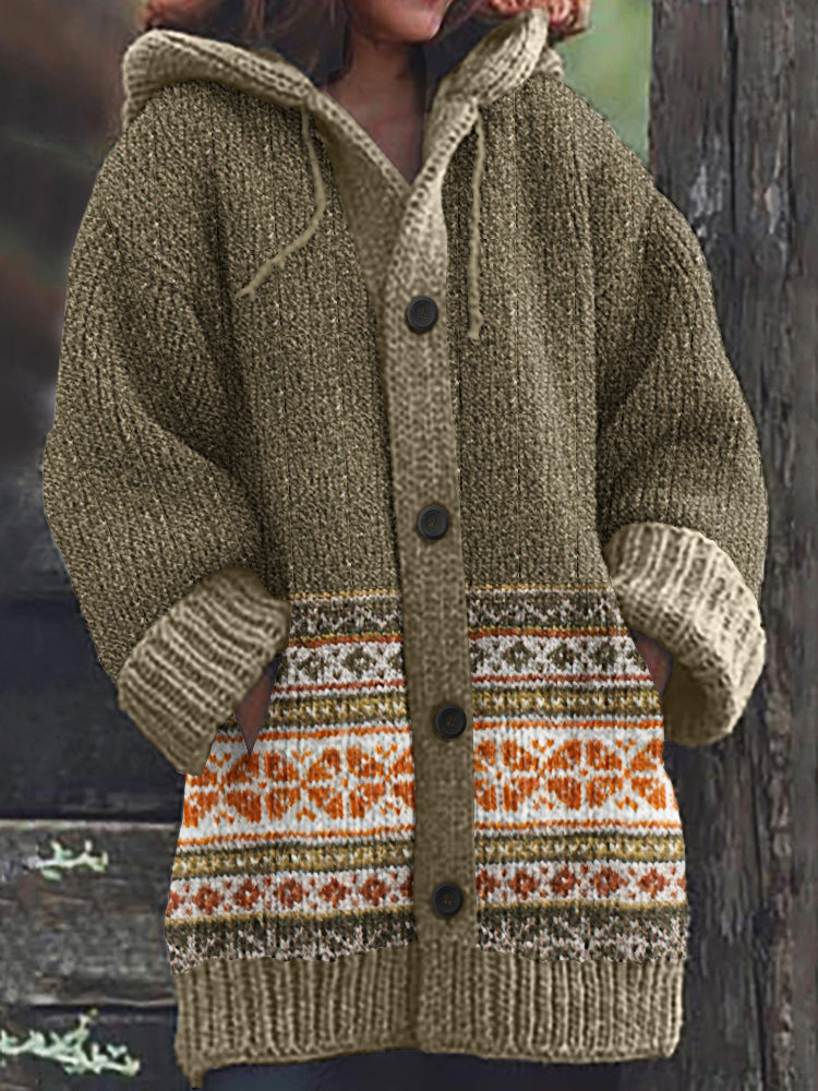 Klassische Vintage Strickjacke