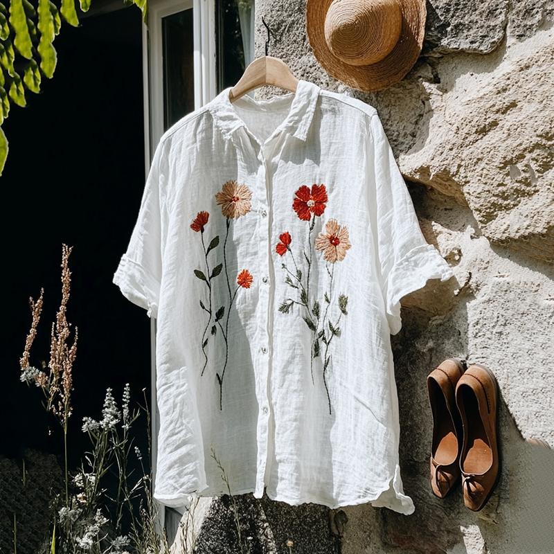 Klassische Vintage Bluse