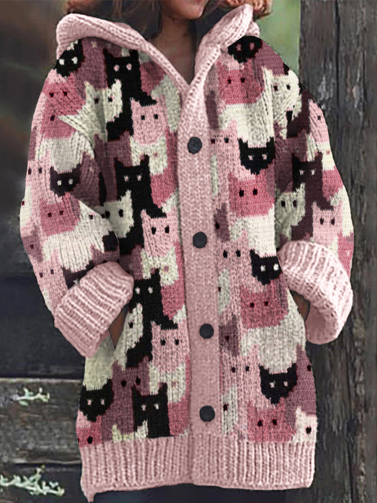 Klassische Vintage Strickjacke