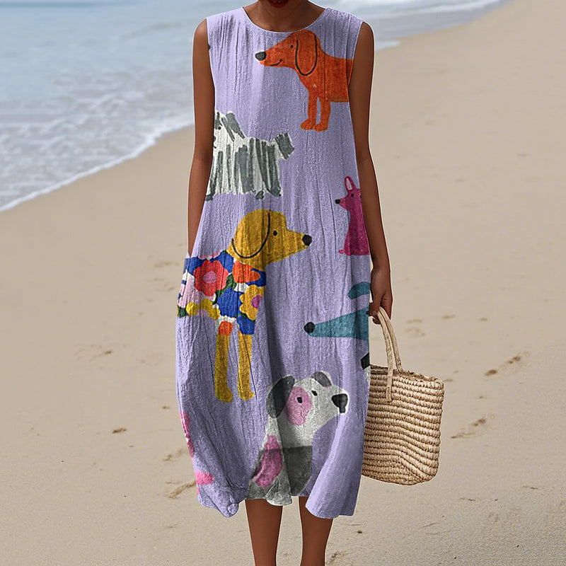 Klassische Vintage Kleid