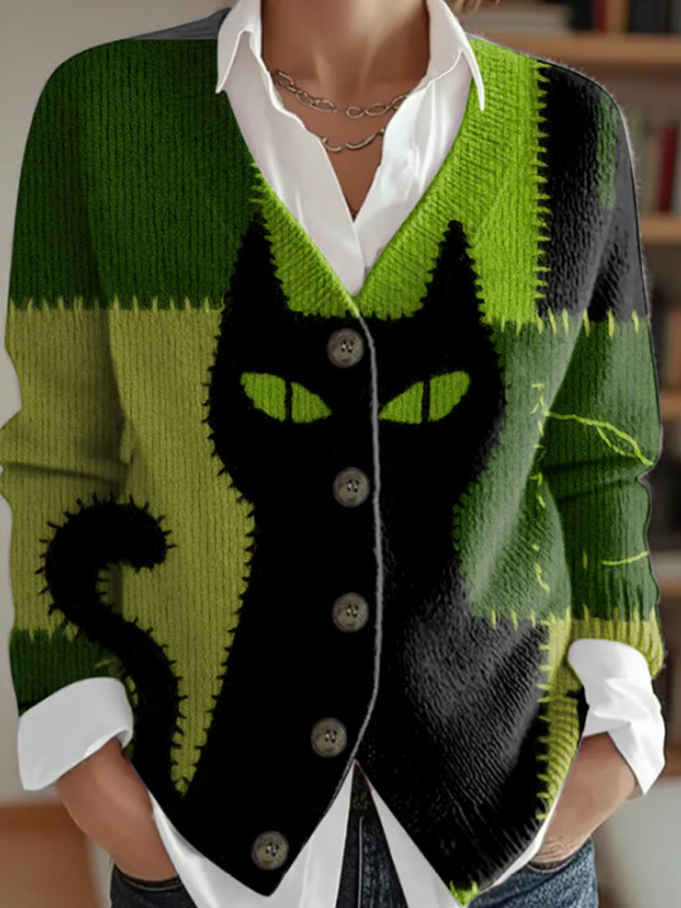 Vintage inspirierte Strickjacke