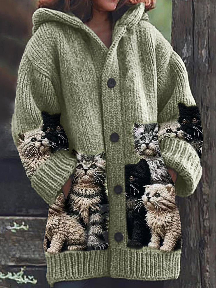 Klassische Vintage Strickjacke