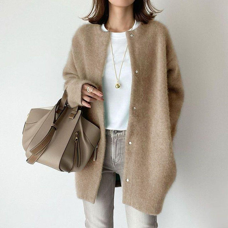 Zeitloser Vintage-Stil Strickjacke