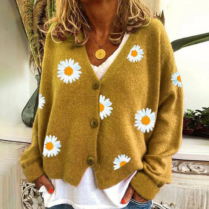 Durchdacht gestaltete Strickjacke