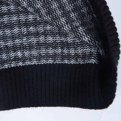 MW | Eleganter Pullover mit schwarz-weißem Karomuster