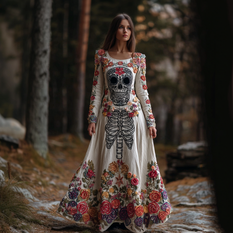 Anmutig gestaltete Kleid
