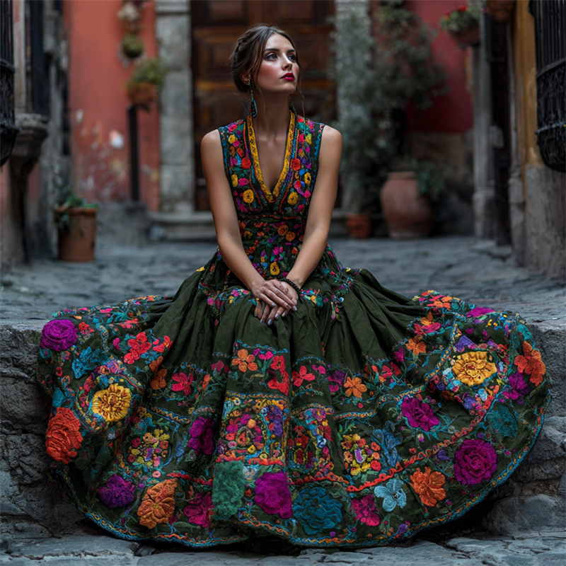 Klassische Vintage Kleid