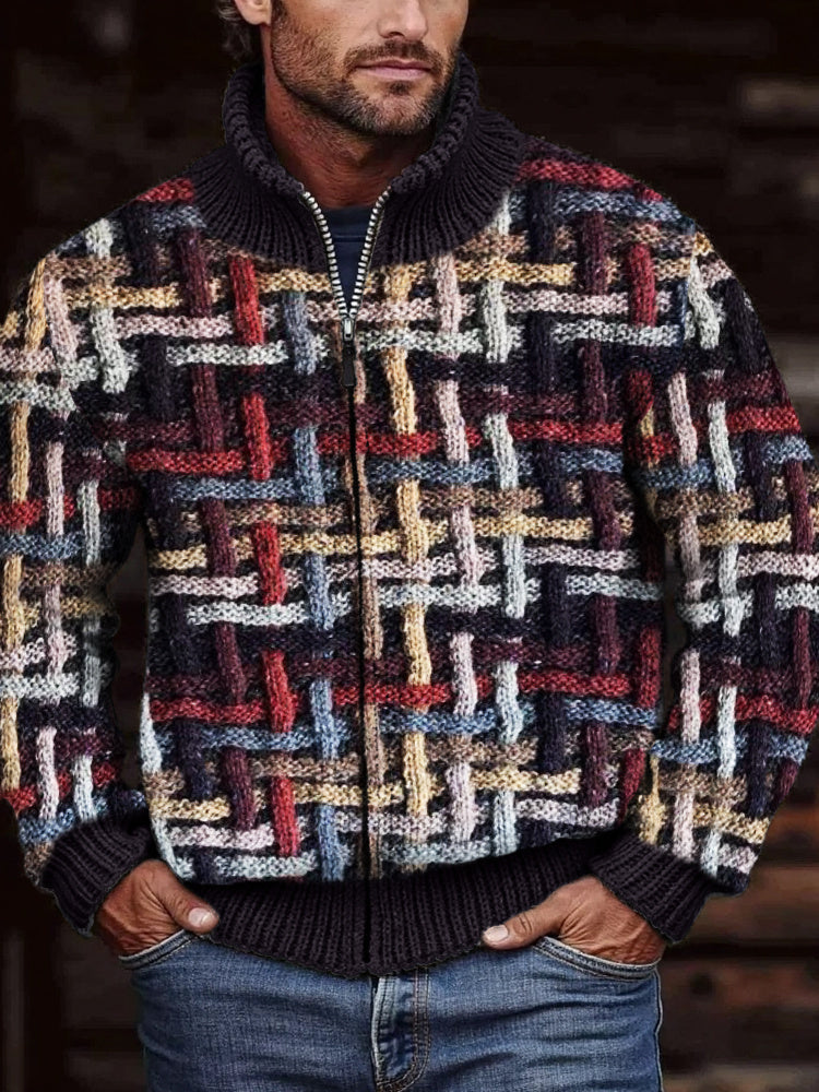 Klassische Vintage Strickjacke