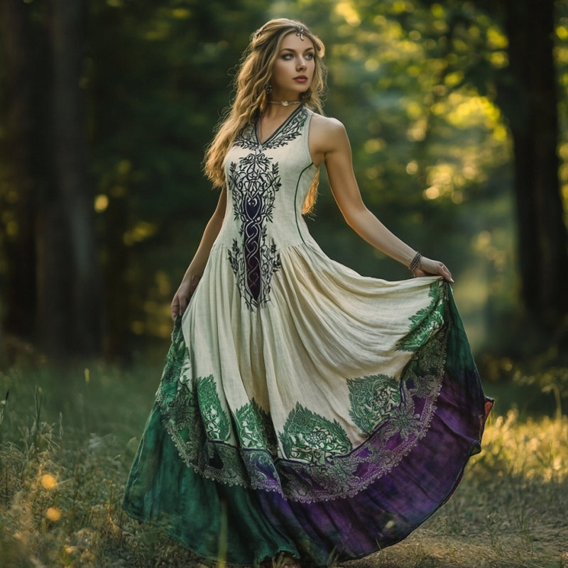 Zeitloser Vintage-Stil Kleid