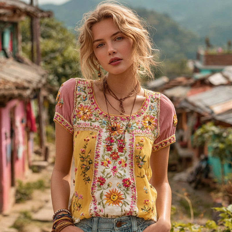 Zeitloser Vintage-Stil T-Shirt