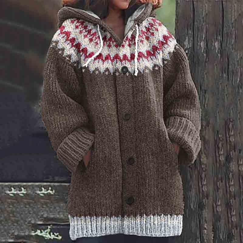 Klassische Vintage Strickjacke