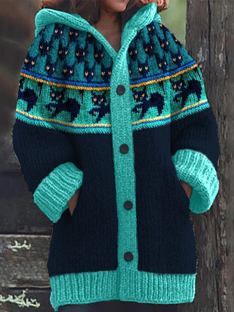 Anmutig gestaltete Strickjacke