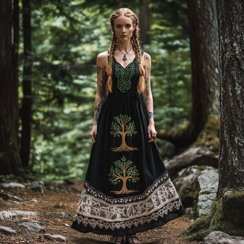 Anmutig gestaltete Kleid
