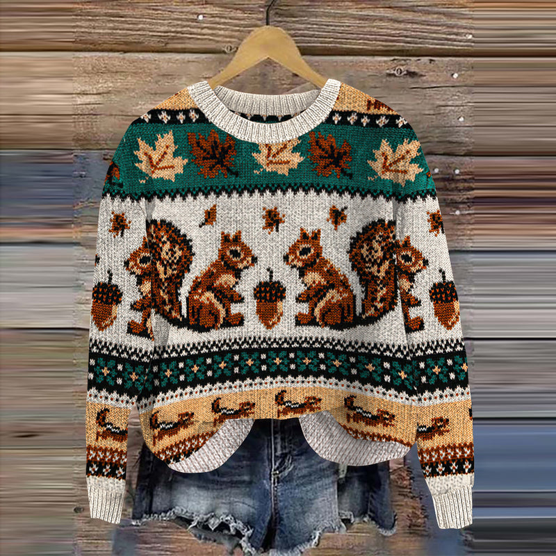 Zeitloser Vintage-Stil Pullover