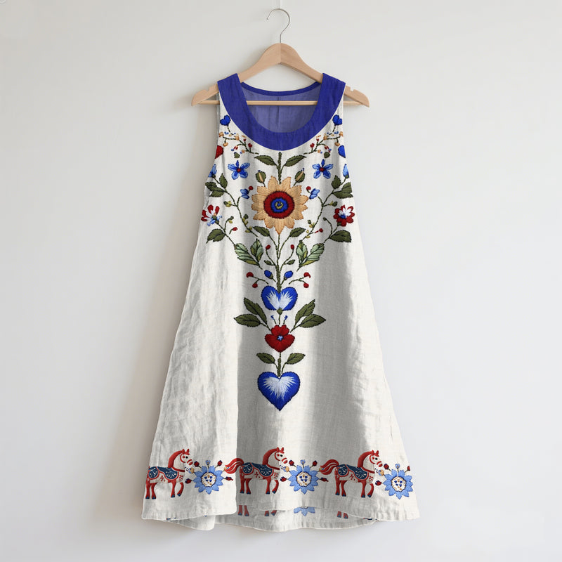 Anmutig gestaltete Kleid