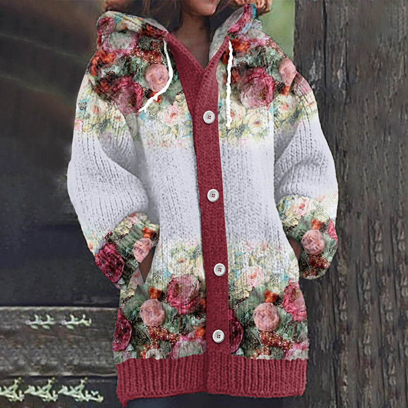 Zeitloser Vintage-Stil Strickjacke