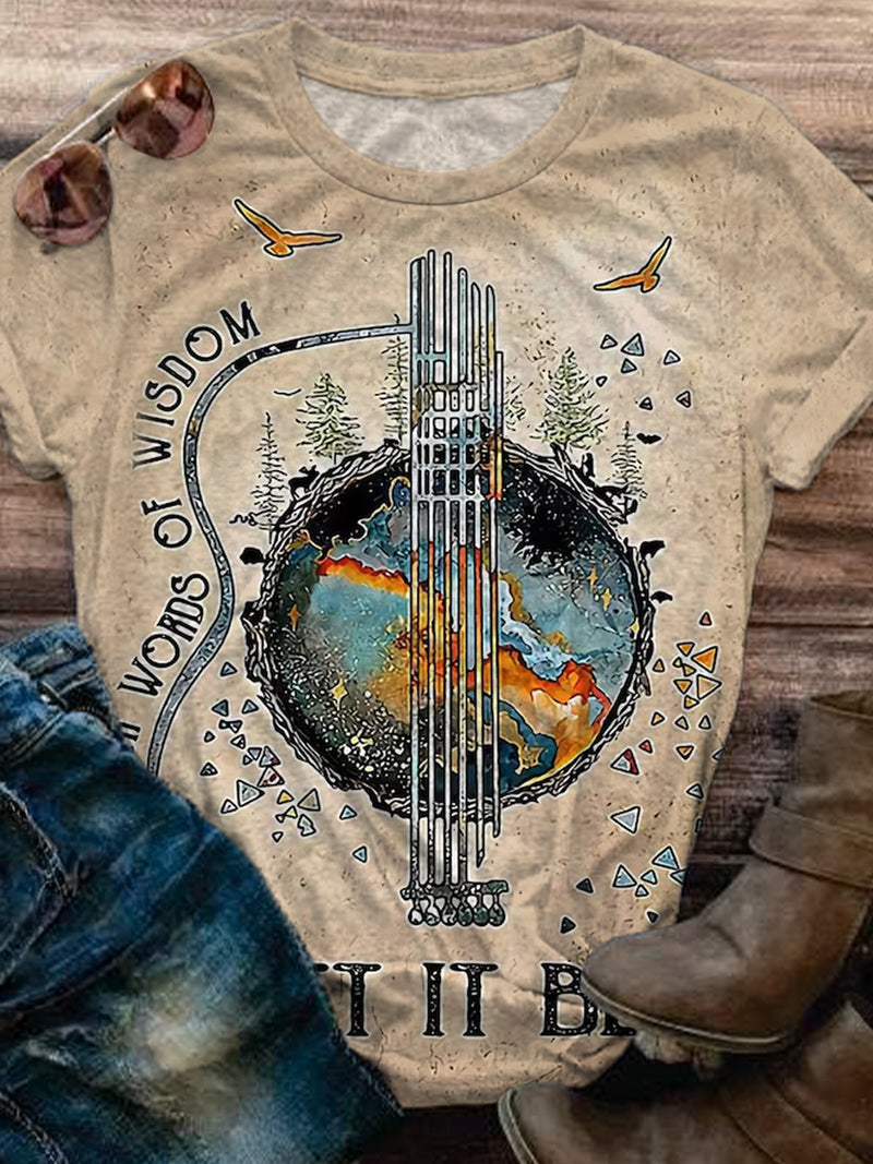 Anmutig gestaltete T-Shirt