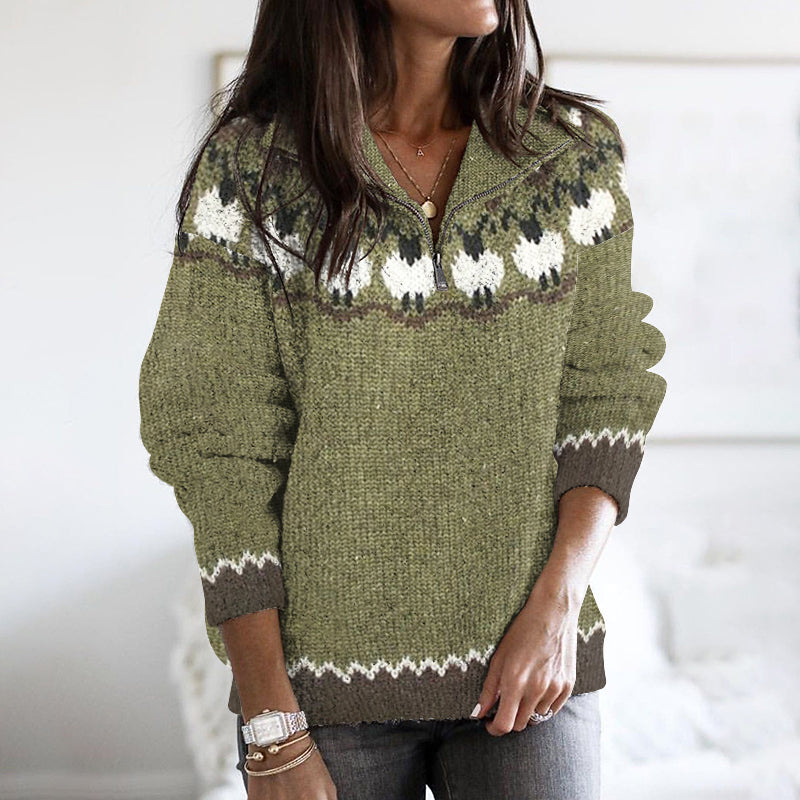 Zeitloser Vintage-Stil Pullover