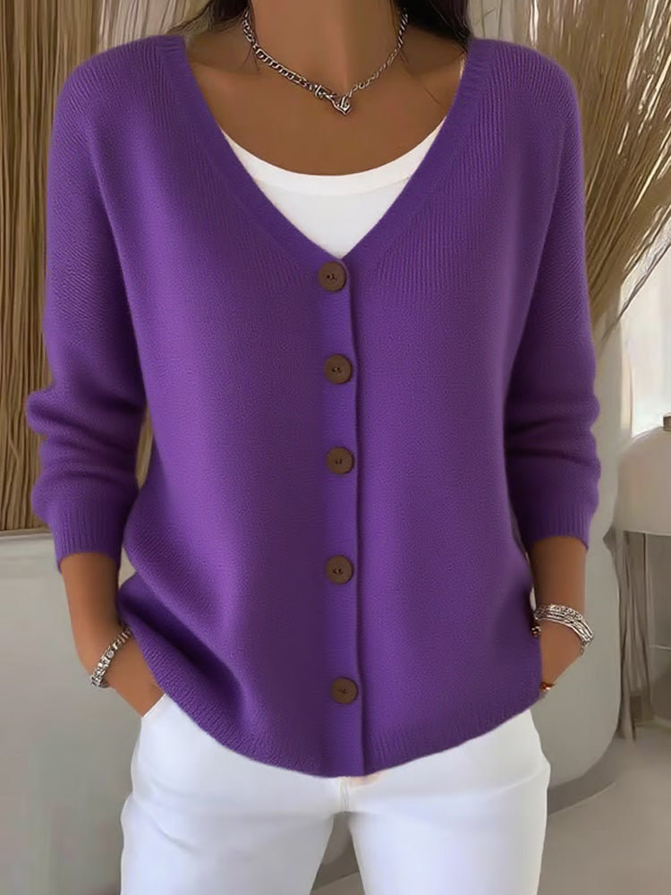 Vintage-inspirierte Strickjacke