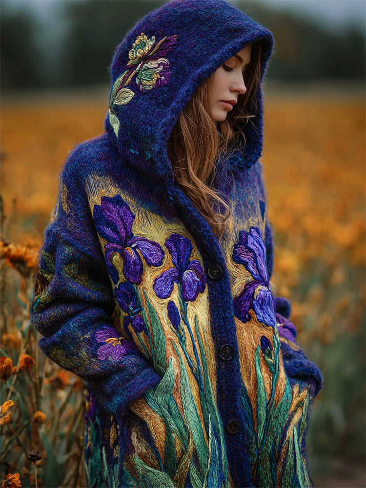 Durchdacht gestaltete Strickjacke