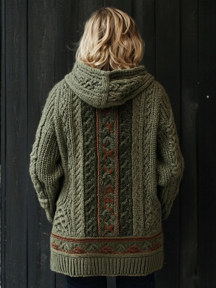 Elegant gestaltete Strickjacke