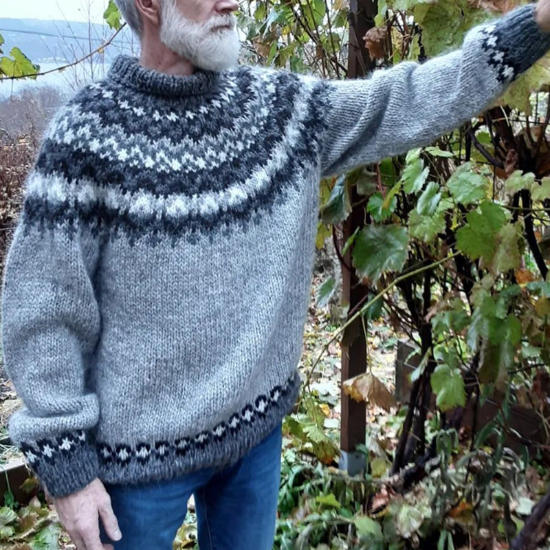 Zeitloser Vintage-Stil Pullover