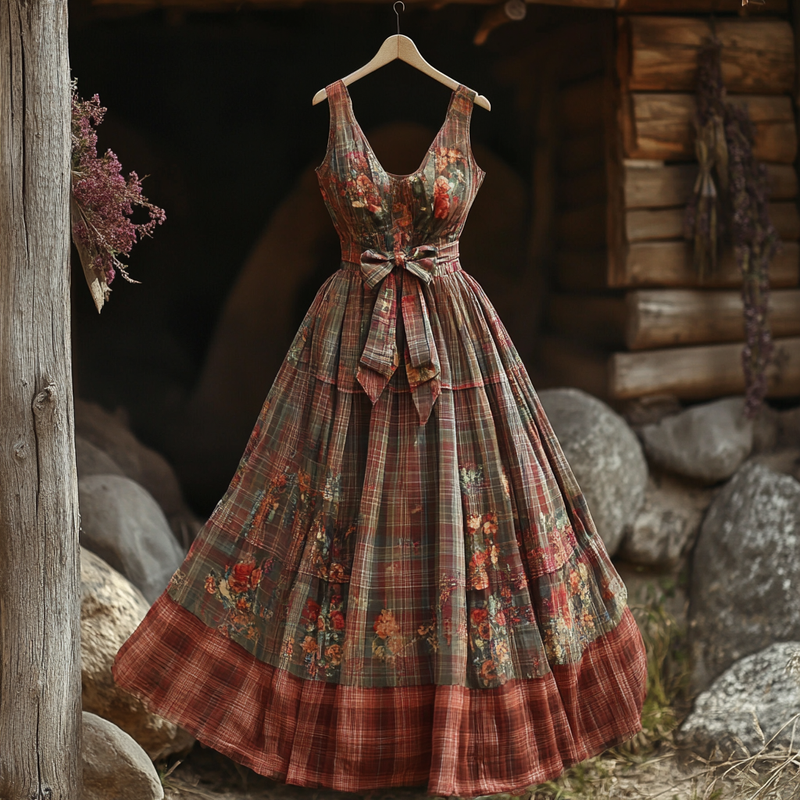 Zeitloser Vintage-Stil Kleid