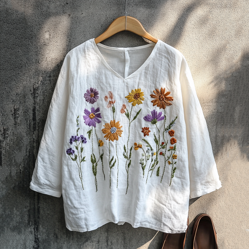 Durchdacht gestaltete Bluse