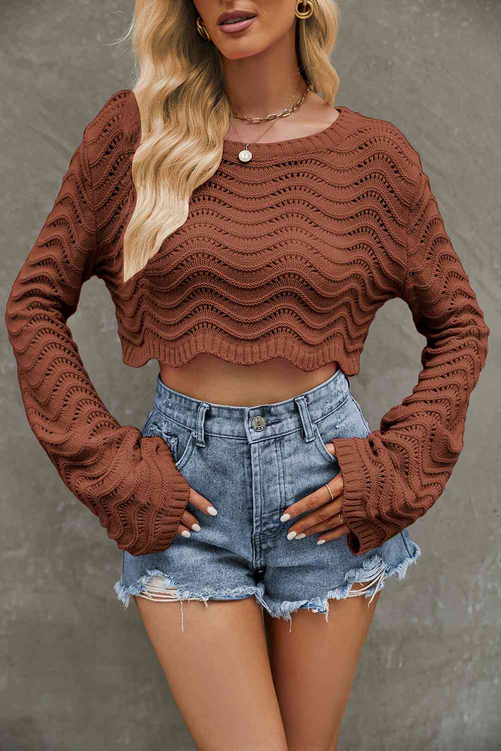 Zeitloser Vintage-Stil Pullover