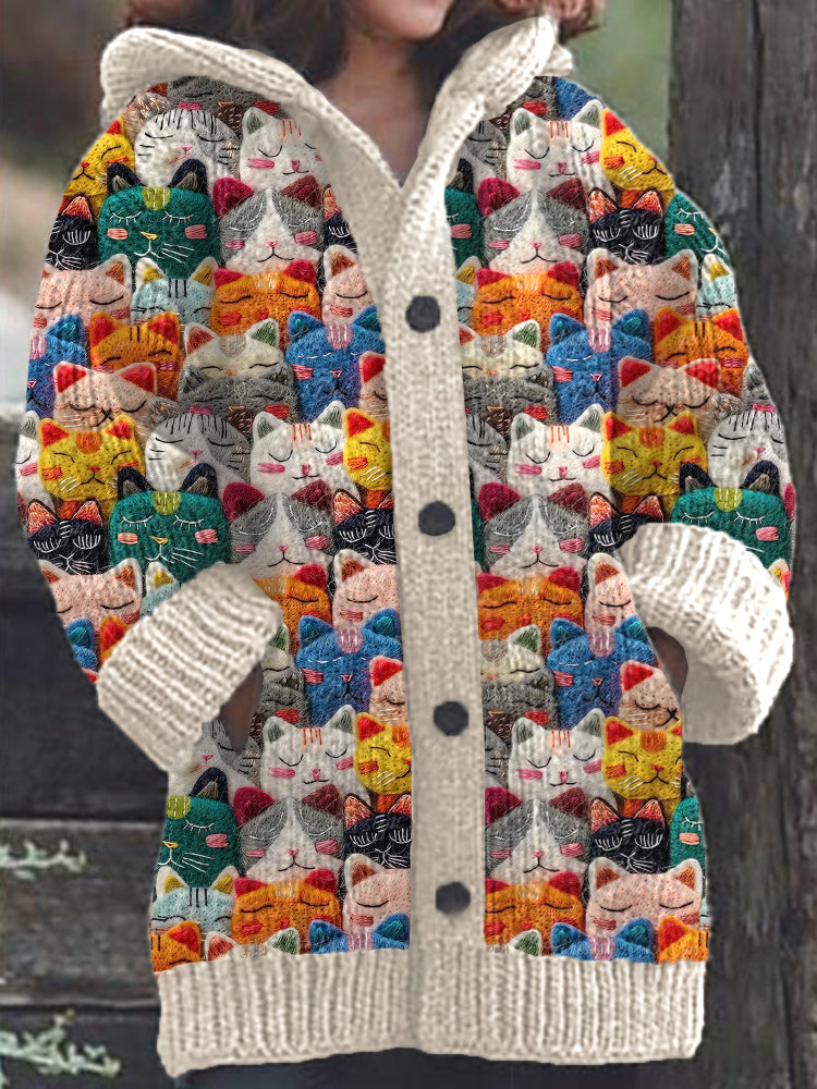 Klassisch gestaltete Strickjacke