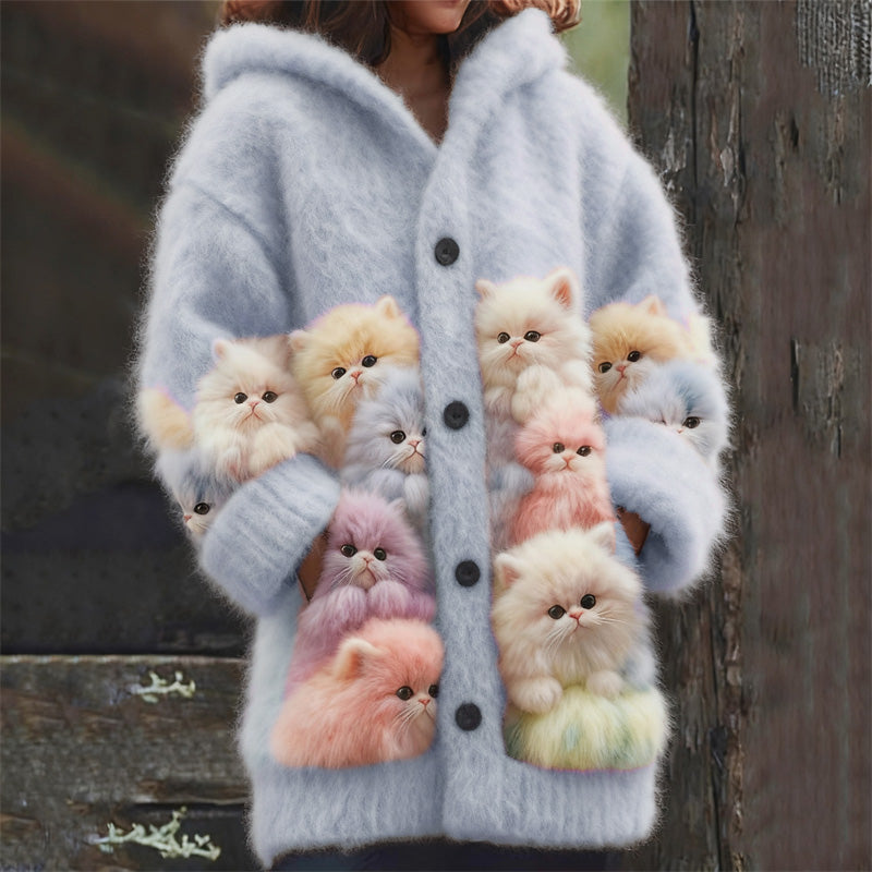 Wunderschön gefertigte Strickjacke