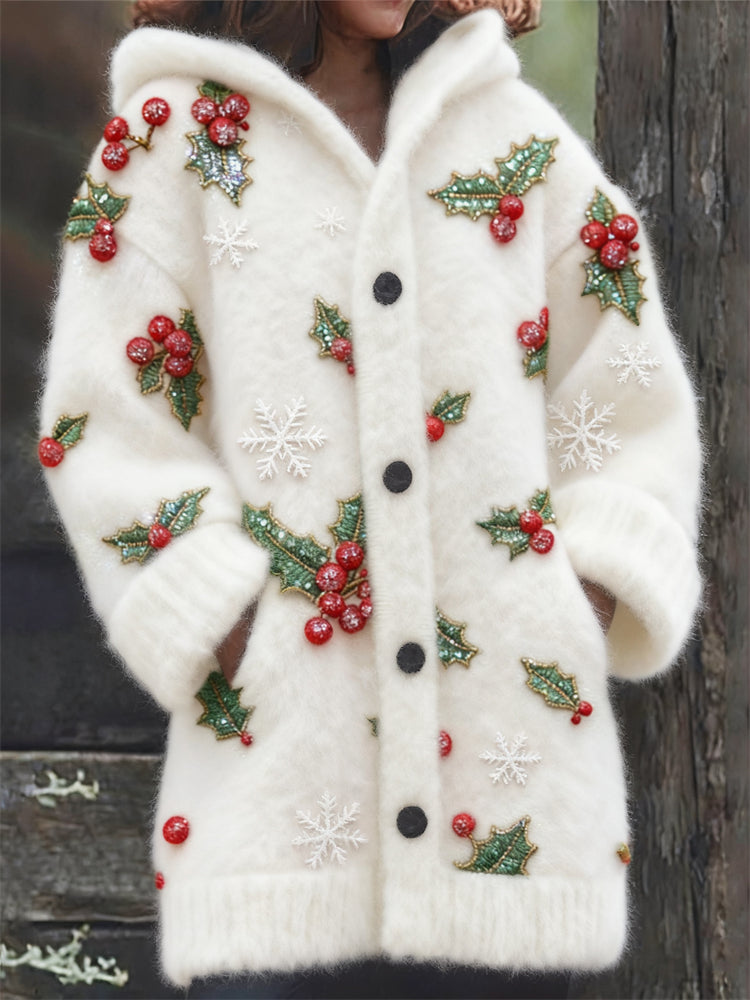Elegant gestaltete Strickjacke