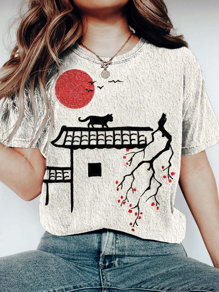 Anmutig gestaltete T-Shirt