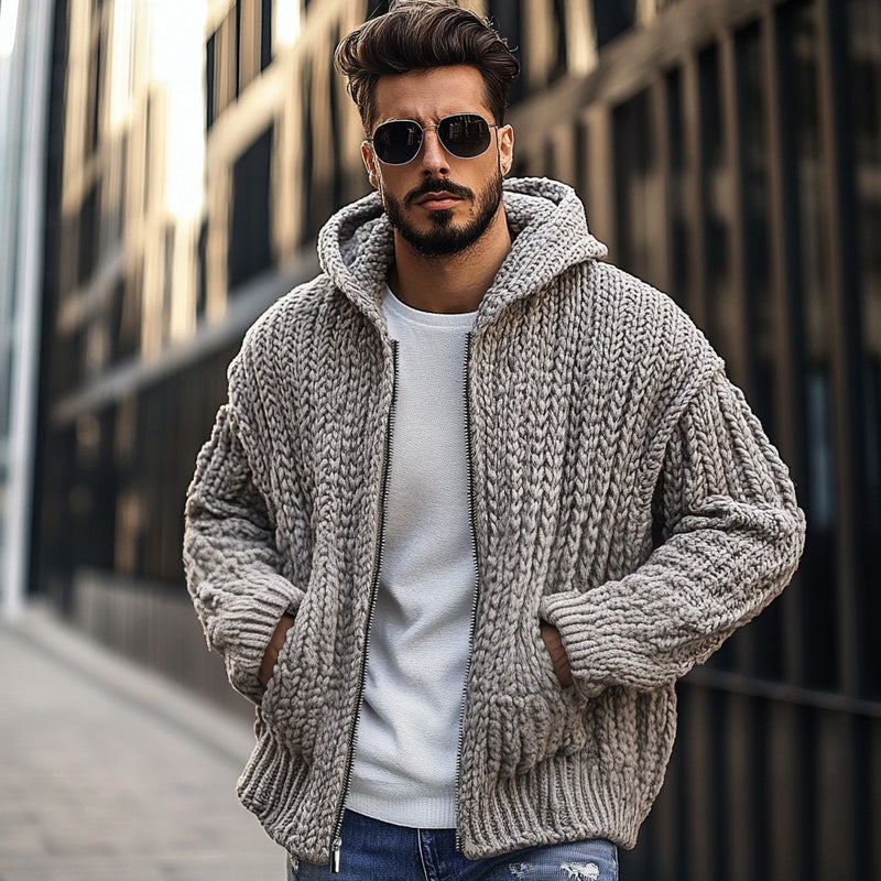 Klassische Vintage Strickjacke