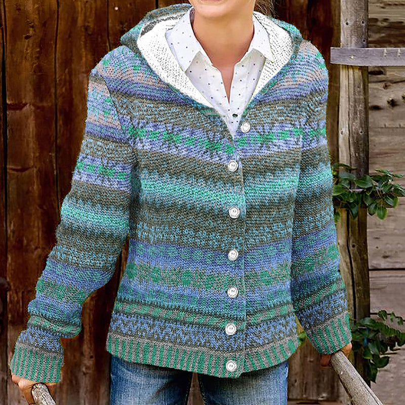Wunderschön gefertigte Strickjacke