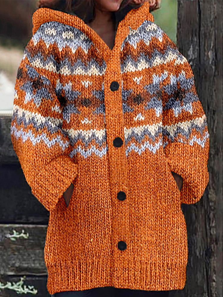 Vintage inspirierte Strickjacke