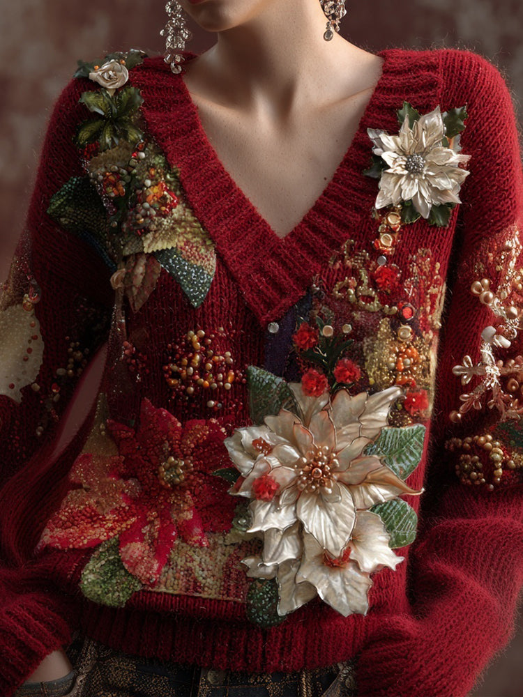 Zeitloser Vintage-Stil Pullover