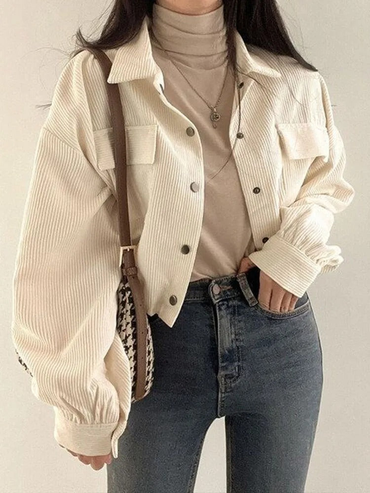 Zeitloser Vintage-Stil Jacke