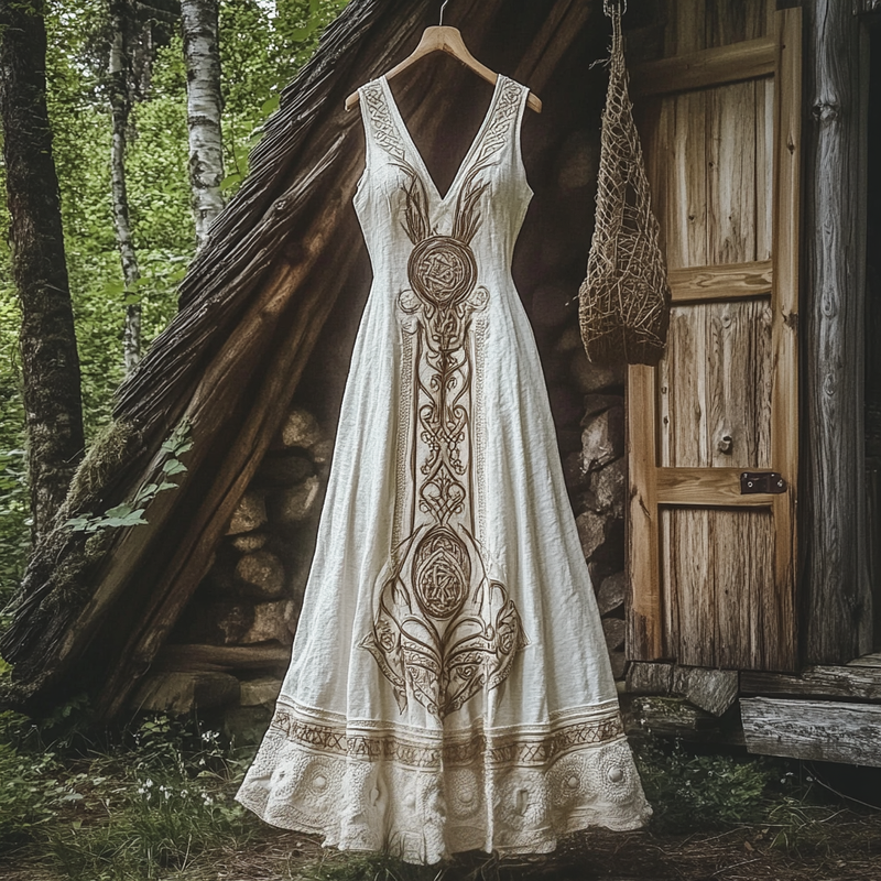 Anmutig gestaltete Kleid