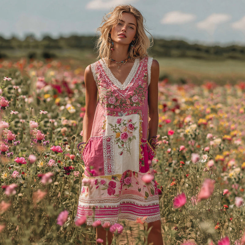 Klassische Vintage Kleid