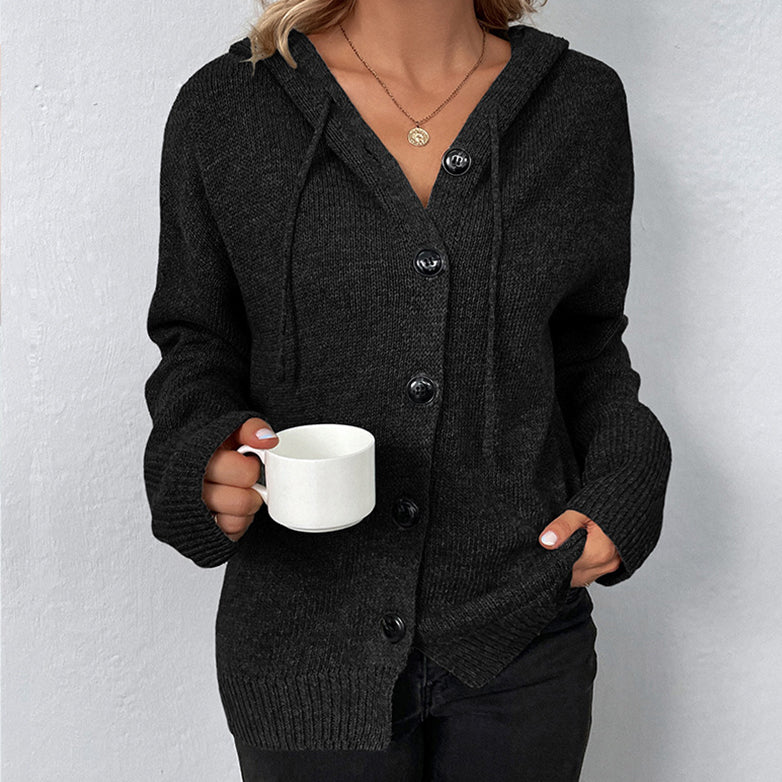Durchdacht gestaltete Strickjacke