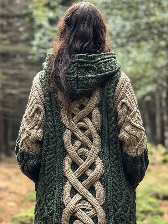 Anmutig gestaltete Strickjacke