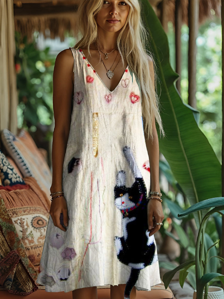 Zeitloser Vintage-Stil Kleid