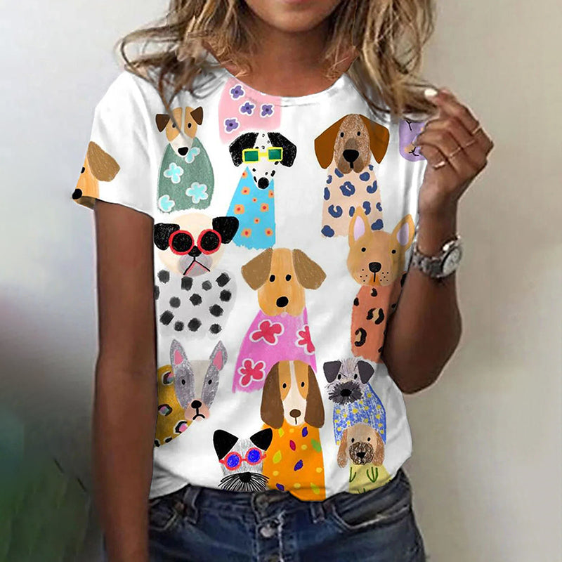 Anmutig gestaltete T-Shirt