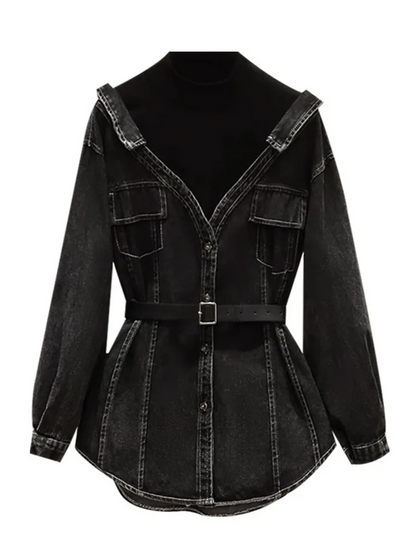 Anmutig gestaltete Jacke