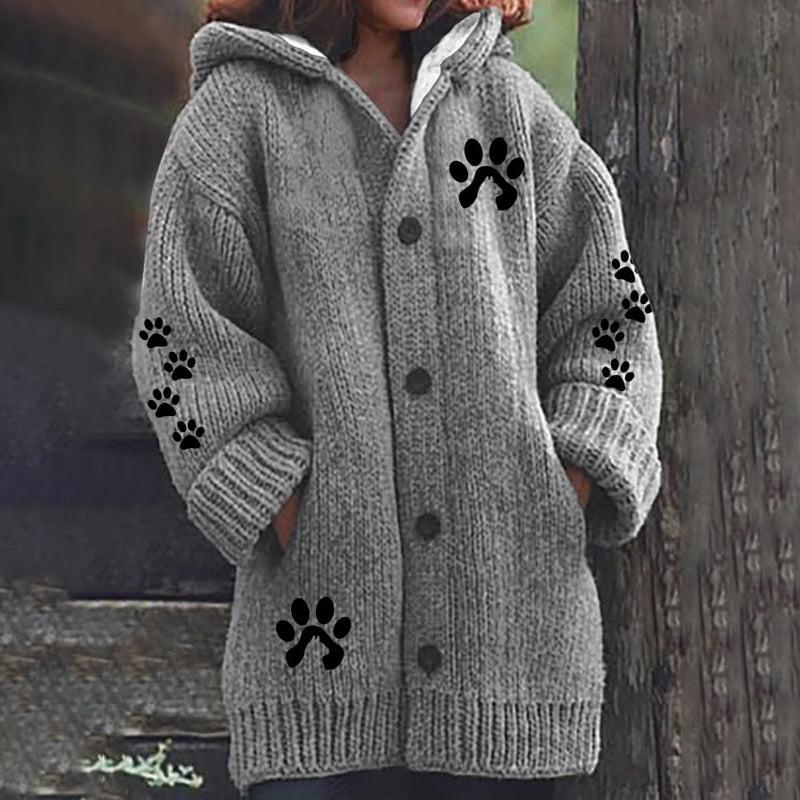 Zeitloser Vintage-Stil Strickjacke