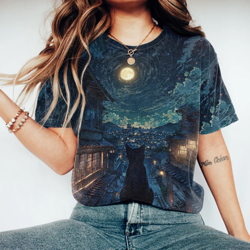 Anmutig gestaltete T-Shirt