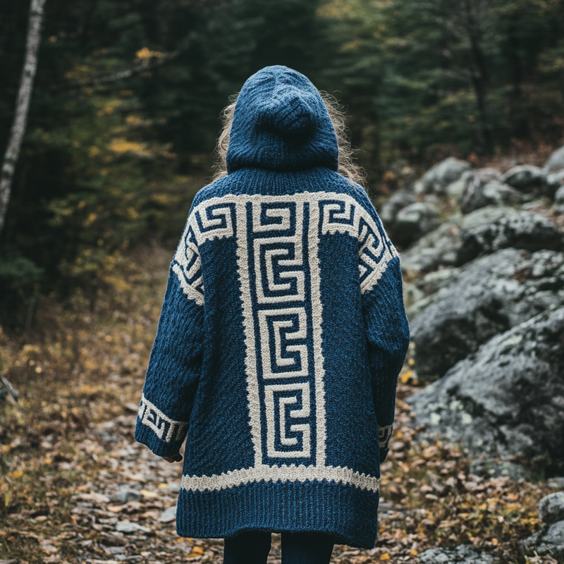 Klassische Vintage Strickjacke