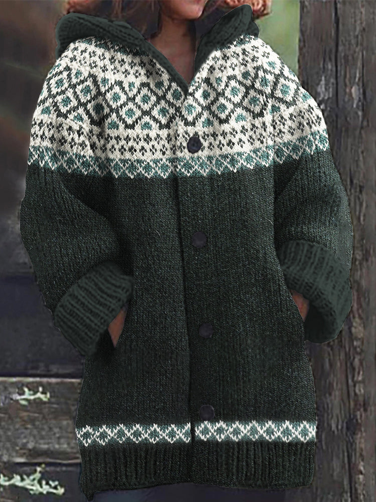 Anmutig gestaltete Strickjacke